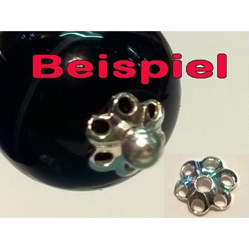 Zwischenteil, Kappe 4.5mm, 925 Silber