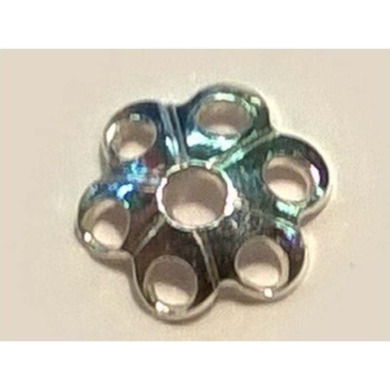Zwischenteil, Kappe 4.5mm, 925 Silber