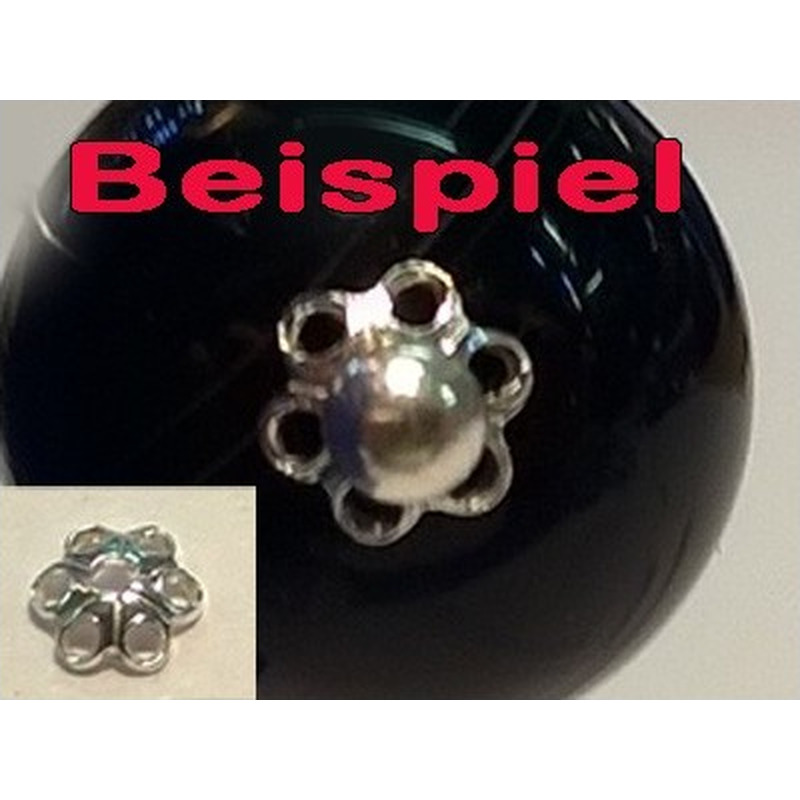 Zwischenteil, Kappe 3.5mm, 925 Silber