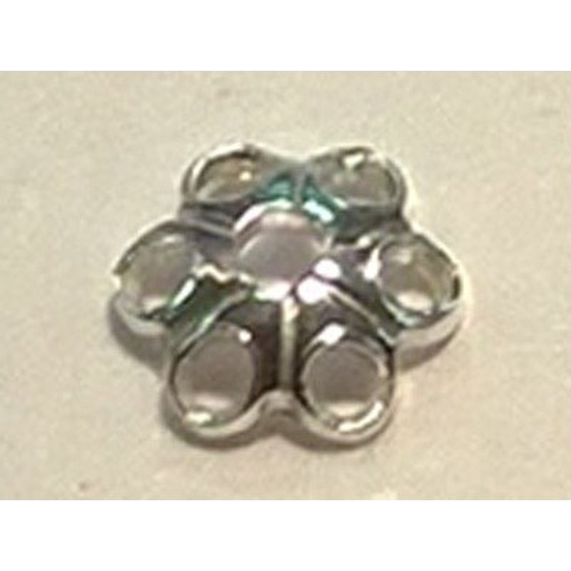 Zwischenteil, Kappe 3.5mm, 925 Silber