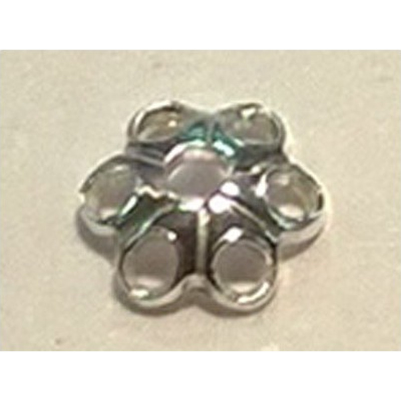 Zwischenteil, Kappe 3.5mm, 925 Silber