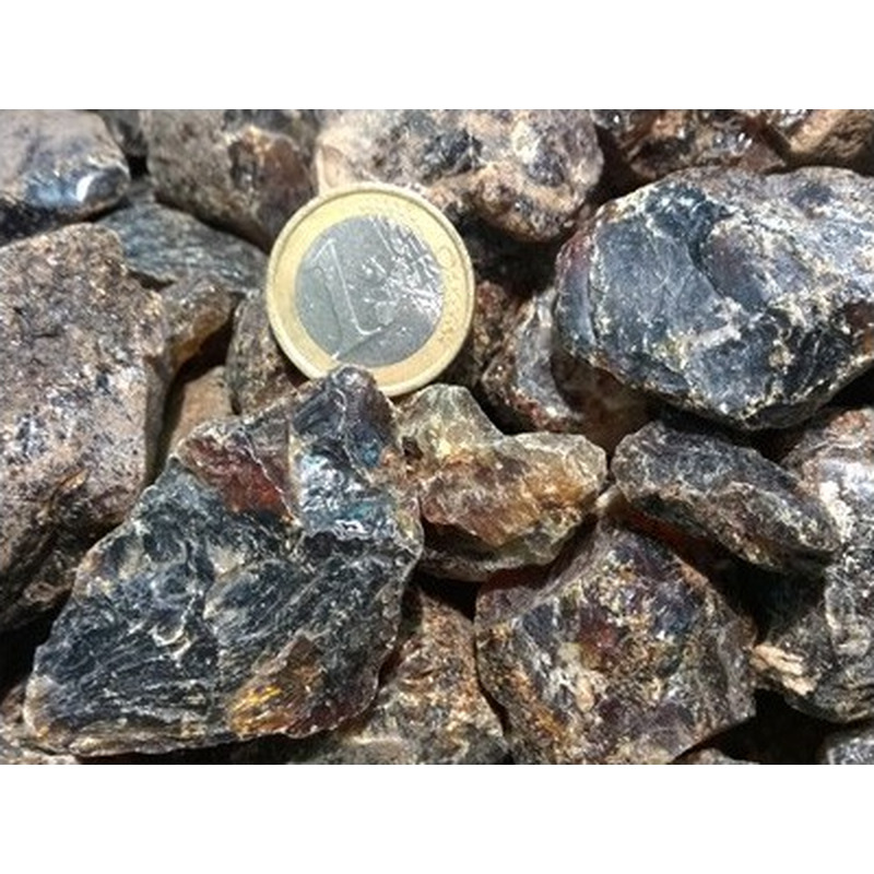 blauer Bernstein roh (100gr.)