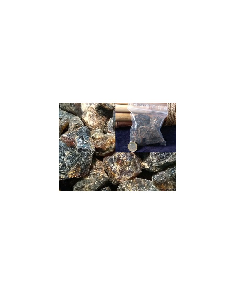 blauer Bernstein roh (100gr.)