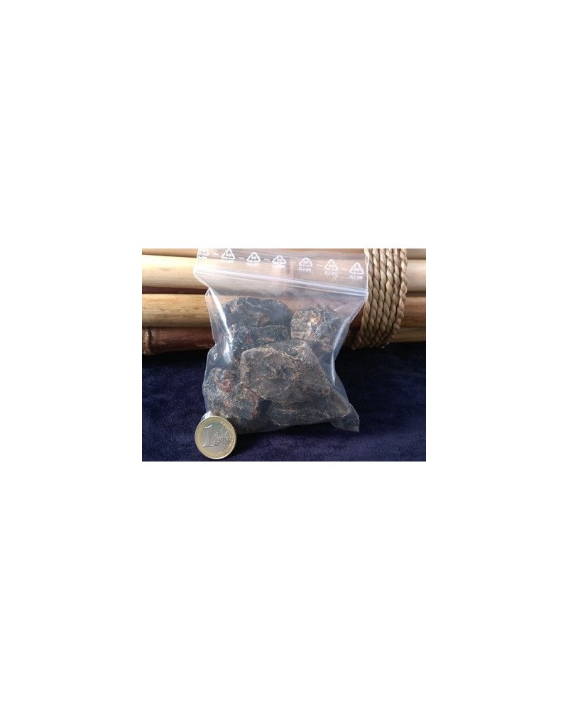 blauer Bernstein roh (100gr.)