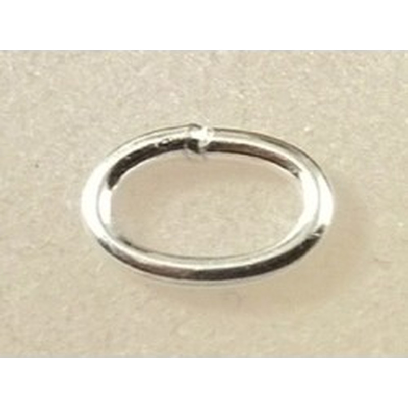 Ring 5x7mm, geschlossen, 925 Silber