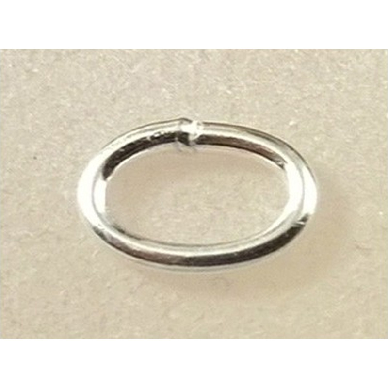 Ring 5x7mm, geschlossen, 925 Silber