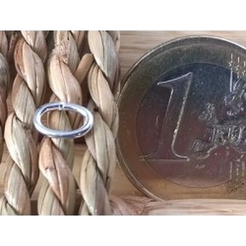 Ring 5x7mm, geschlossen, 925 Silber 2