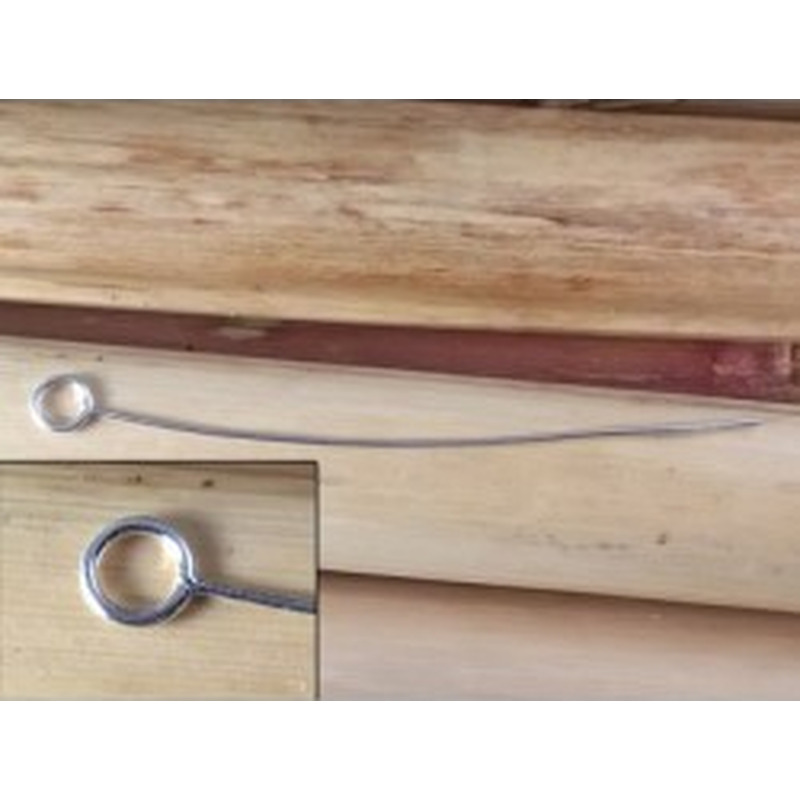 Nietstift mit Auge 0,6x60mm, 925 Silber