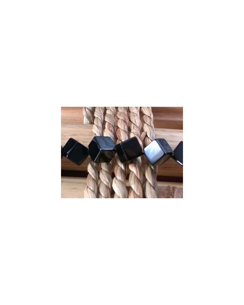 Onyxkette Quader 6mm