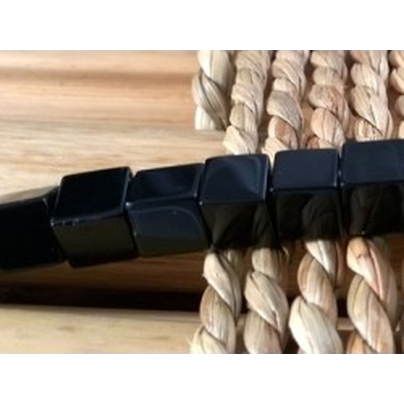 Onyxkette Quader 6mm