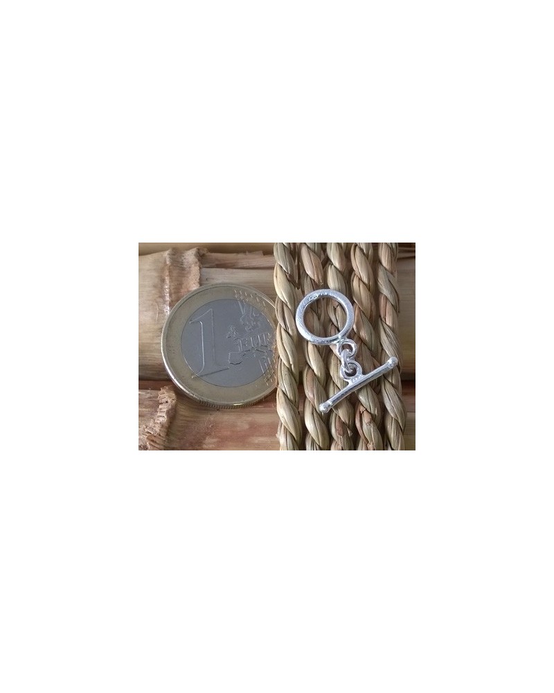 Knebelschliesse 10mm, 925 Silber
