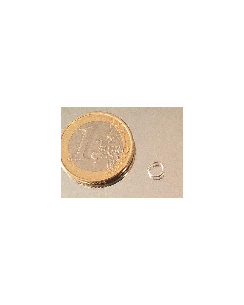 Ring 5mm, geschlossen, 925 Silber