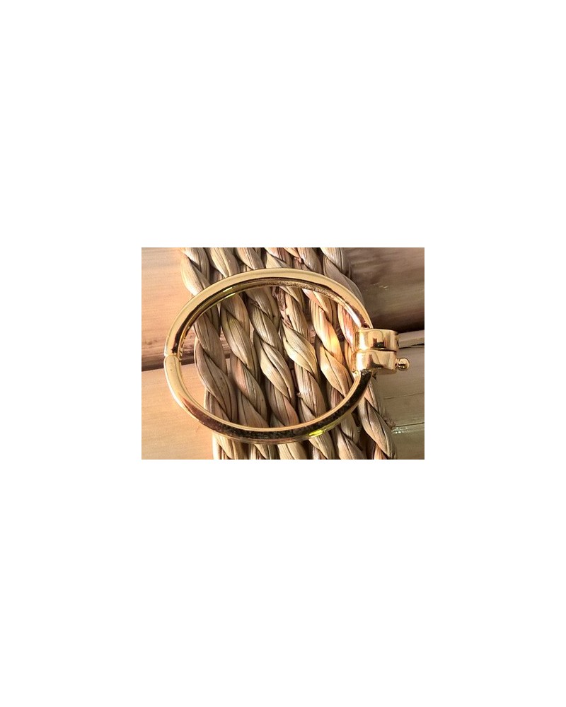 Magnetschliesse Kettenverkürzer 24x31mm, 925 Silber vergoldet