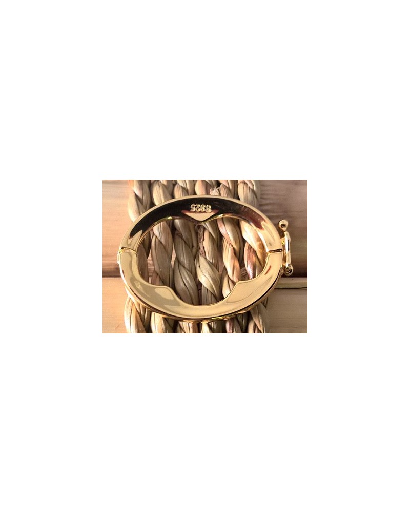 Kettenverkürzer 28*22mm, 925 Silber vergoldet