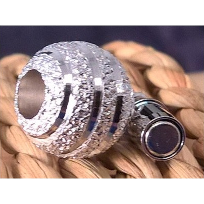 Magnetschliesse 10mm rhodiniert, diamantiert