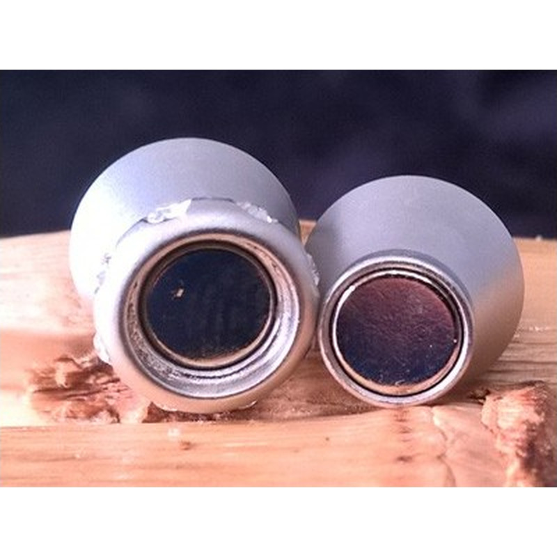 Magnetschliesse 11x17mm rhodiniert, Strass