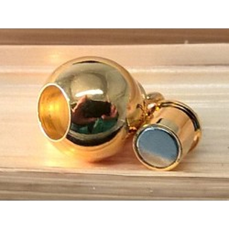 Magnetschliesse 8mm vergoldet 2
