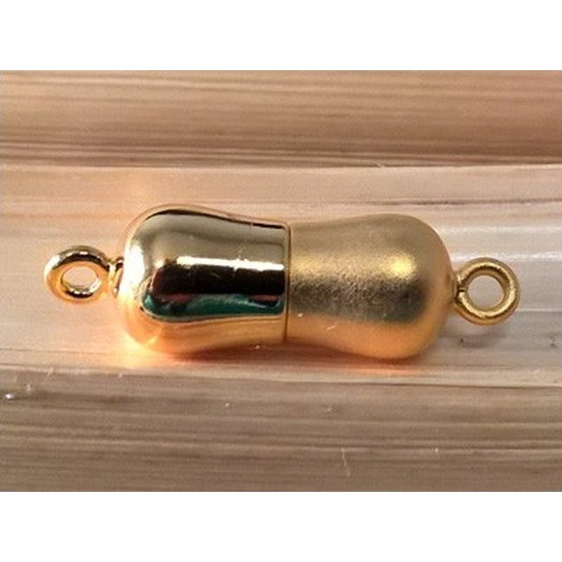 Magnetschliesse 6x20mm vergoldet
