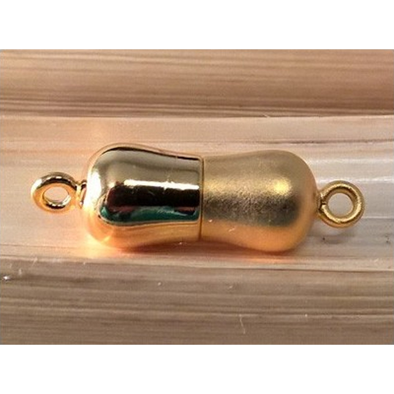 Magnetschliesse 6x20mm vergoldet