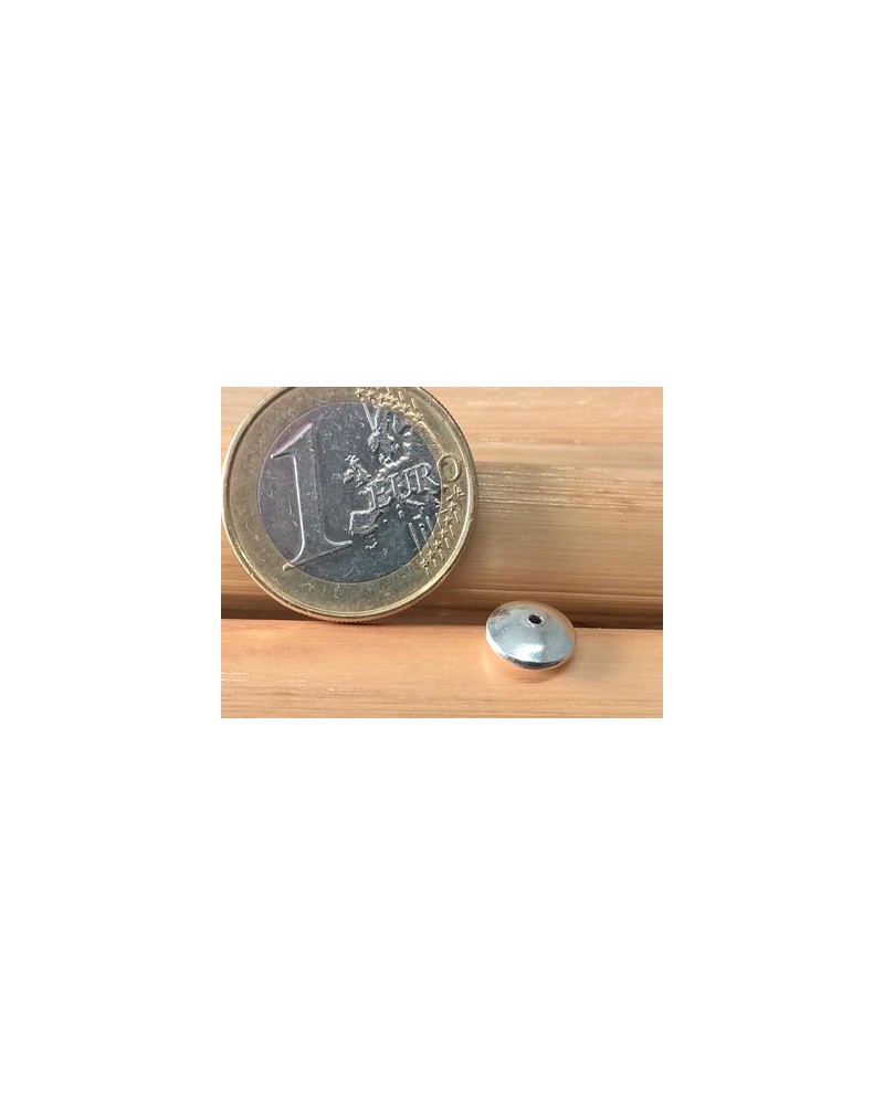 Zwischenteil, Scheibe 8x3.5mm, 925 Silber