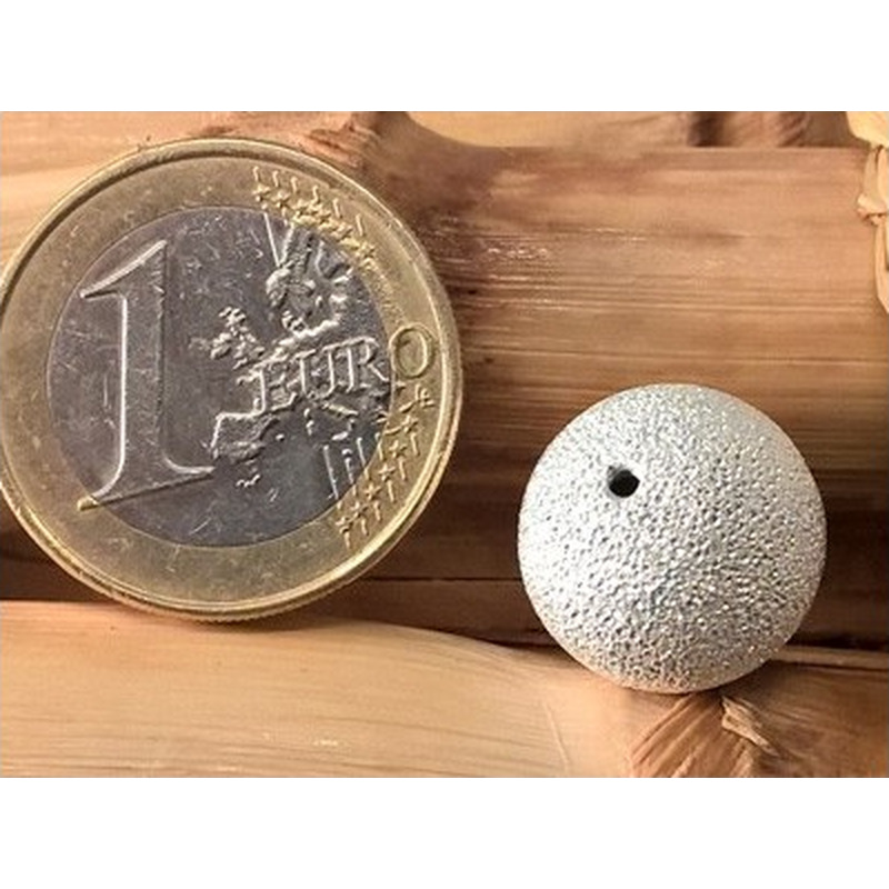 Zwischenteil, Kugel 15mm, 925 Silber