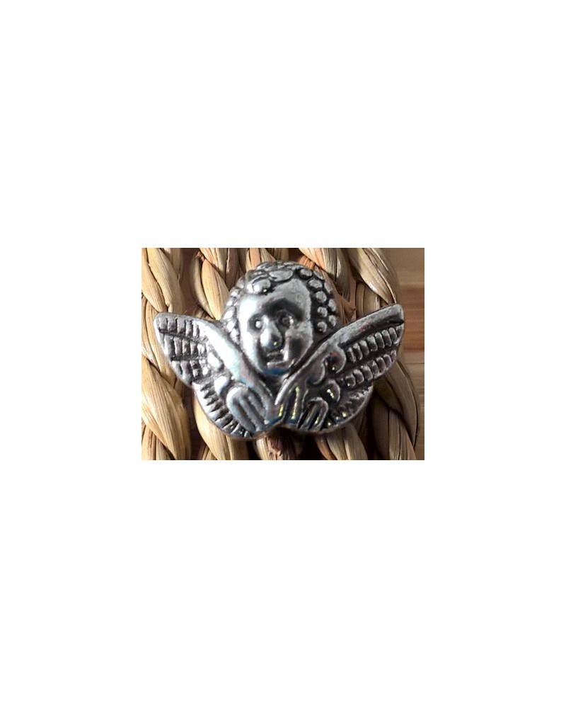 Zwischenteil, Engerl 19mm, Metall silberfarben