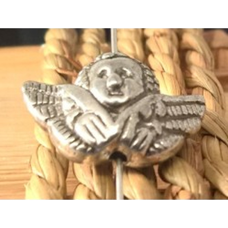 Zwischenteil, Engerl 19mm, Metall silberfarben 2