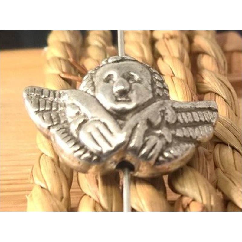 Zwischenteil, Engerl 19mm, Metall silberfarben