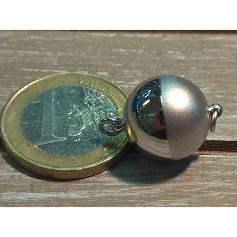Magnetschliesse 14mm rhodiniert