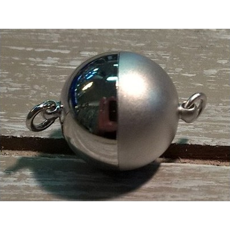 Magnetschliesse 14mm rhodiniert