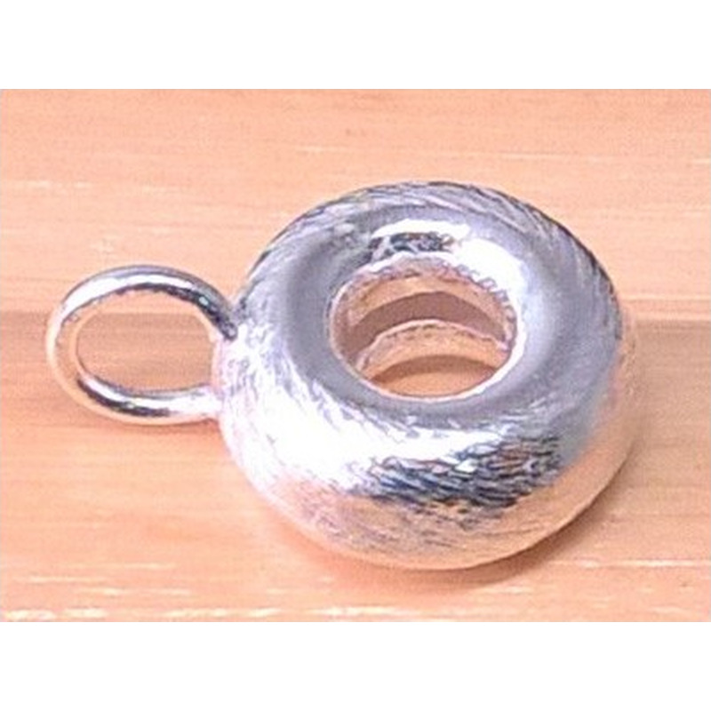 Zwischenteil, Doppelring 11/6mm, 925 Silber