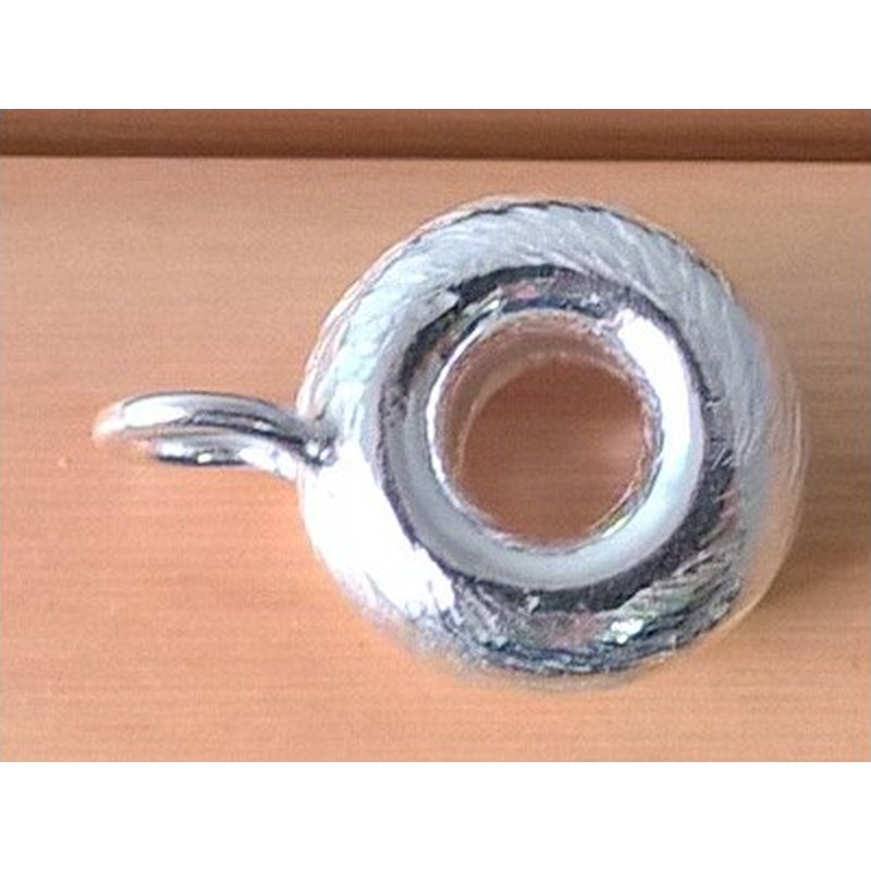 Zwischenteil, Doppelring 11/6mm, 925 Silber