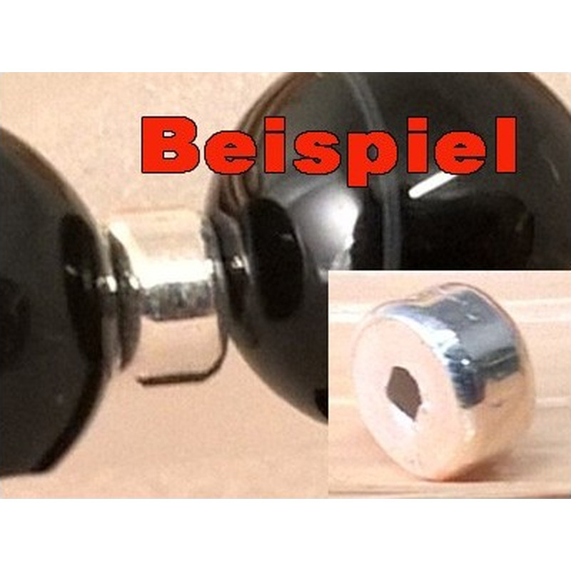 Zwischenteil, Scheibe 4x2.5mm, 925 Silber