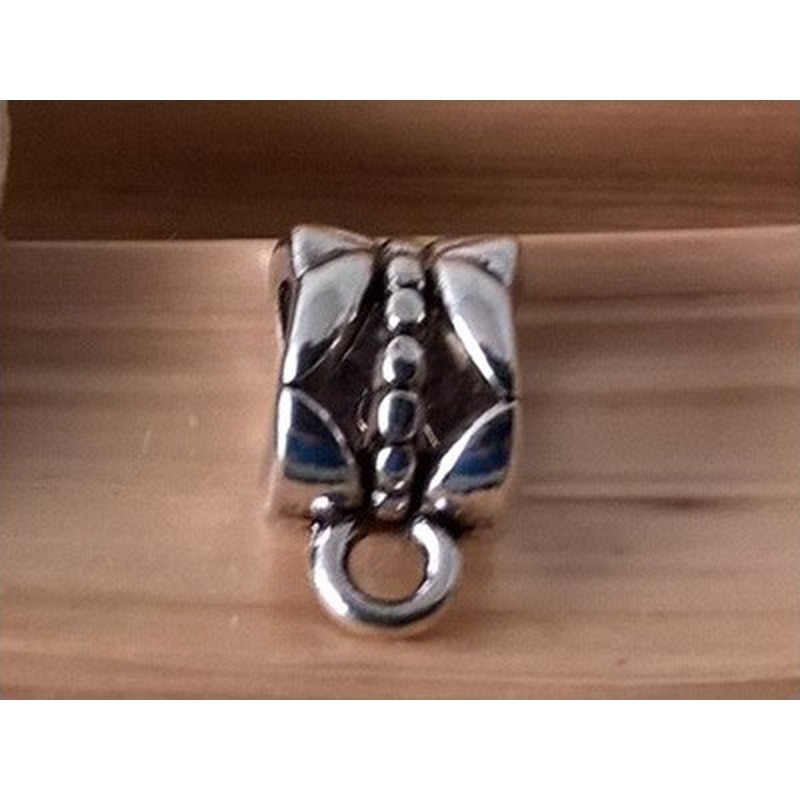 Zwischenteil, Doppelring 7x6mm, Metall Antik