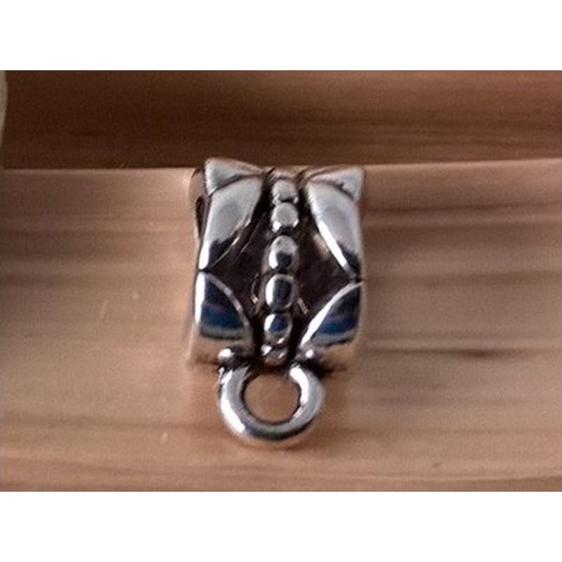 Zwischenteil, Doppelring 7x6mm, Metall Antik