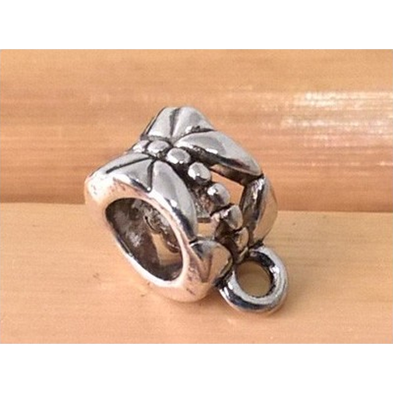 Zwischenteil, Doppelring 7x6mm, Metall Antik