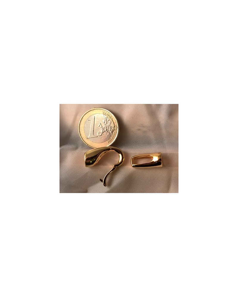 Schliesse 12x33mm, 925 Silber vergoldet