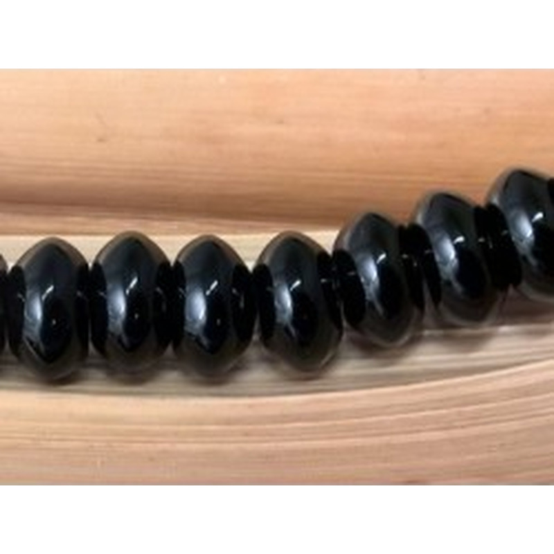 Onyxkette 9x5mm