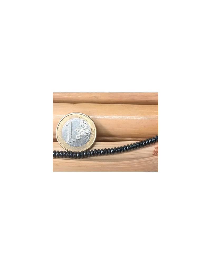 Blutsteinkette (Hämatit) 4x1mm