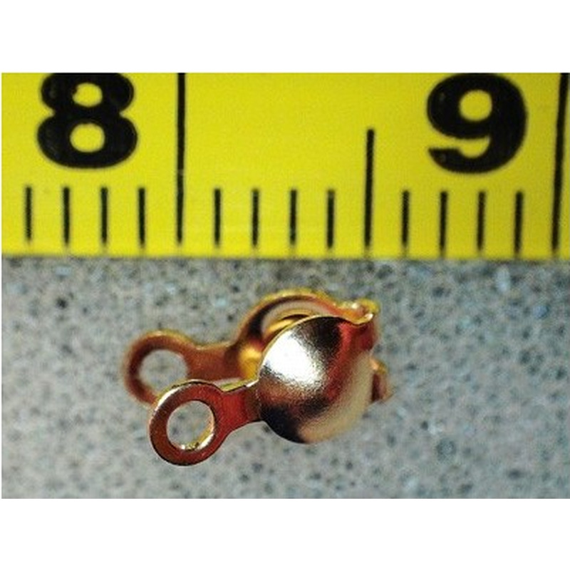 Kalotte 3mm geschlossen (2 Stk), Goldfilled