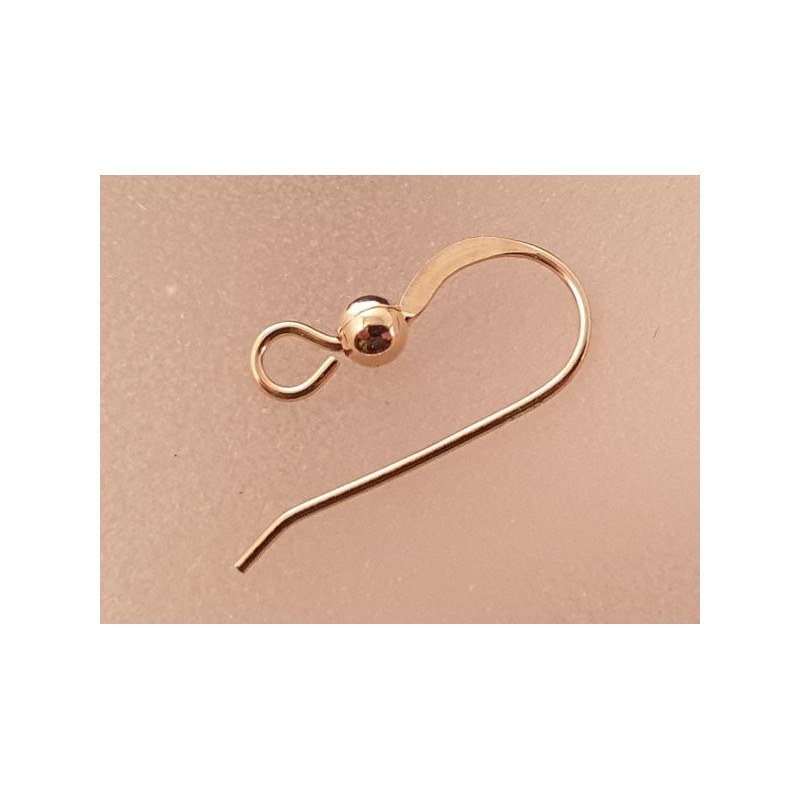 2 Stk. Ohrhaken 14mm, Goldfilled