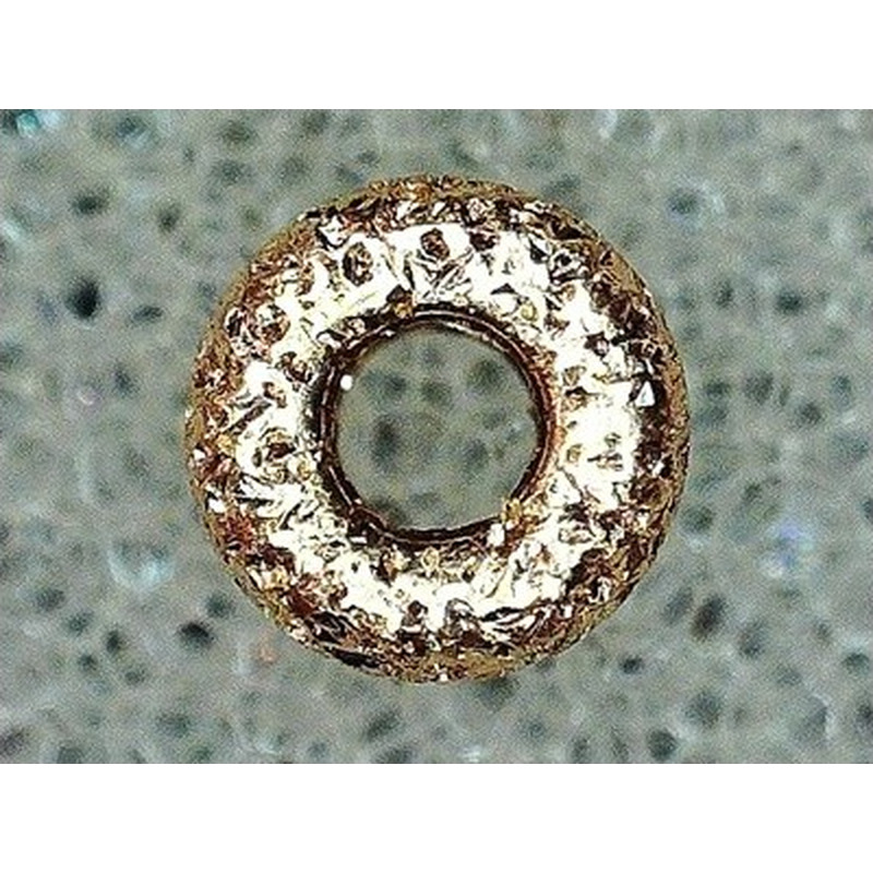 Zwischenteil, Scheibe Stardust 3mm Goldfilled
