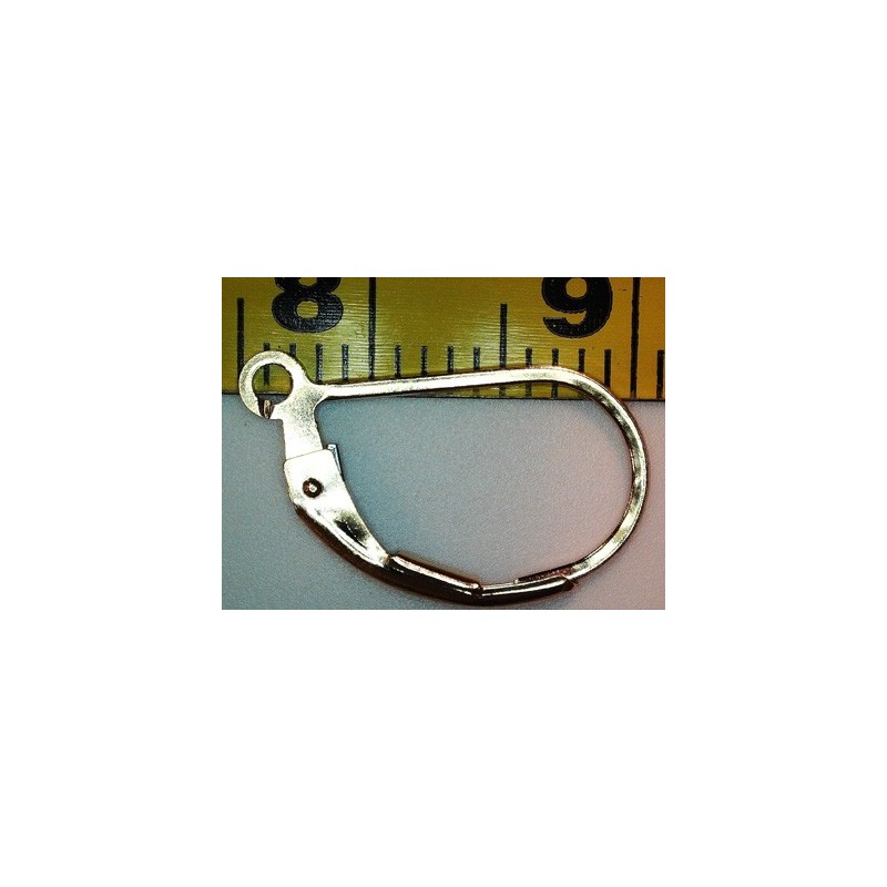 2 Stk. Brisur 16x9mm, Goldfilled