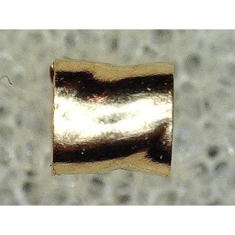 Quetschröhrchen 2x2mm Goldfilled, 2 Stk