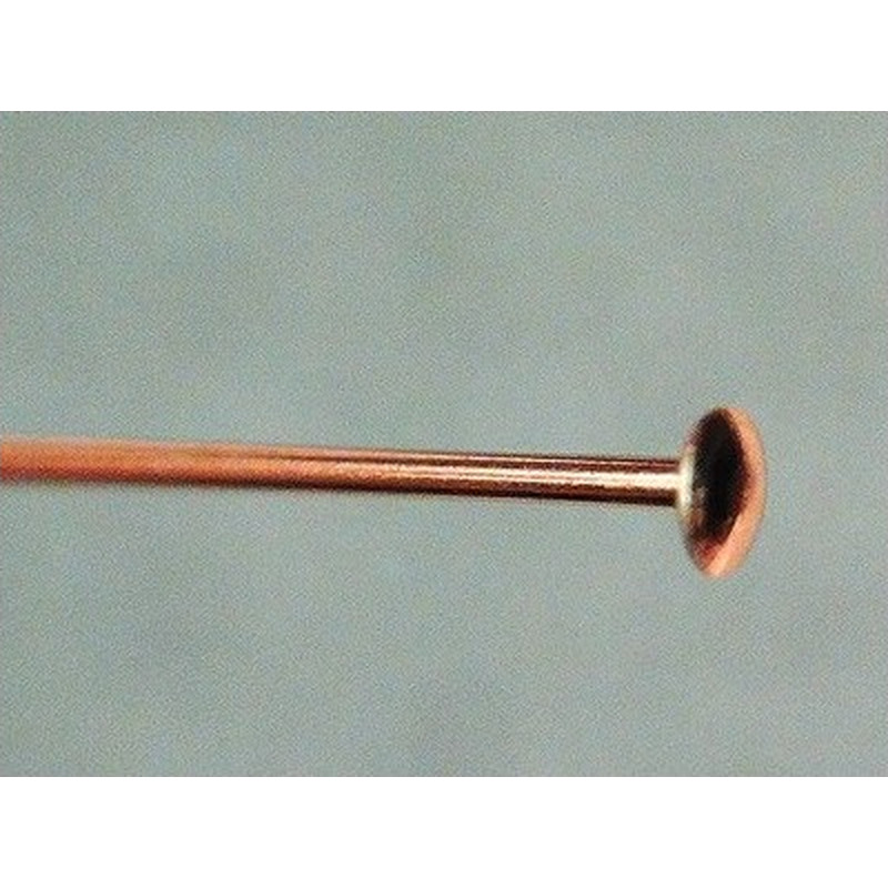 Nietstift 0,4x50mm, Goldfilled