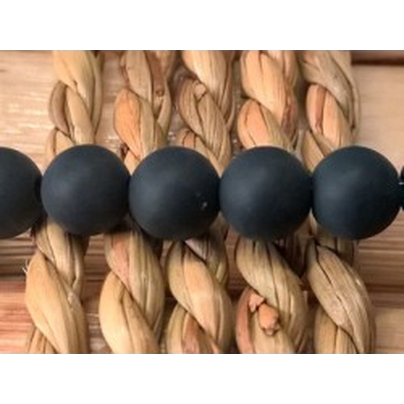Onyxkette matt 6mm