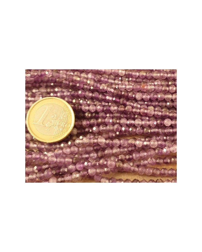 Amethystkette facettiert 4mm