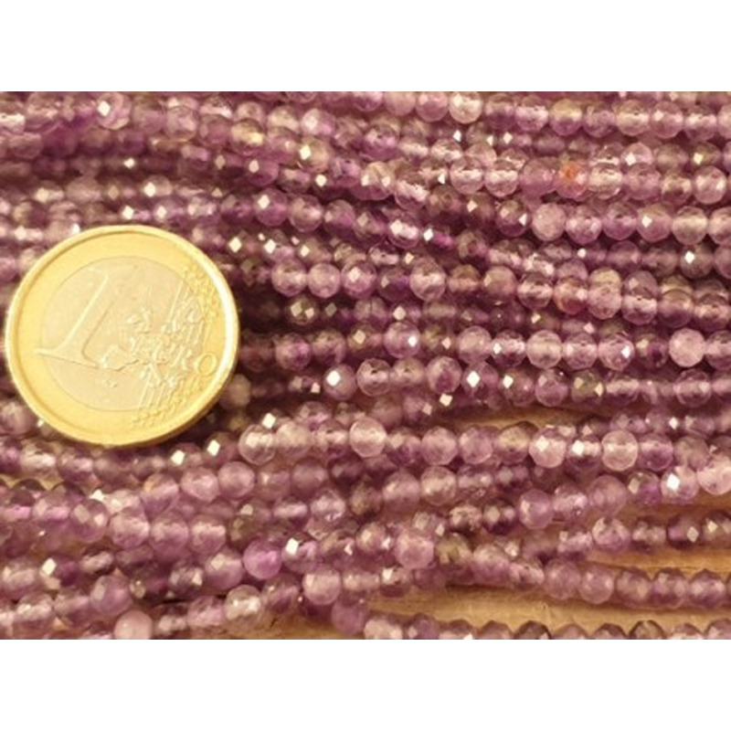 Amethystkette facettiert 4mm