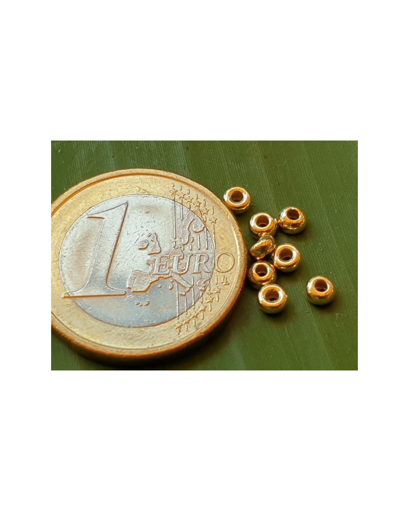 Zwischenteil, Scheibe 3x2mm Goldfilled