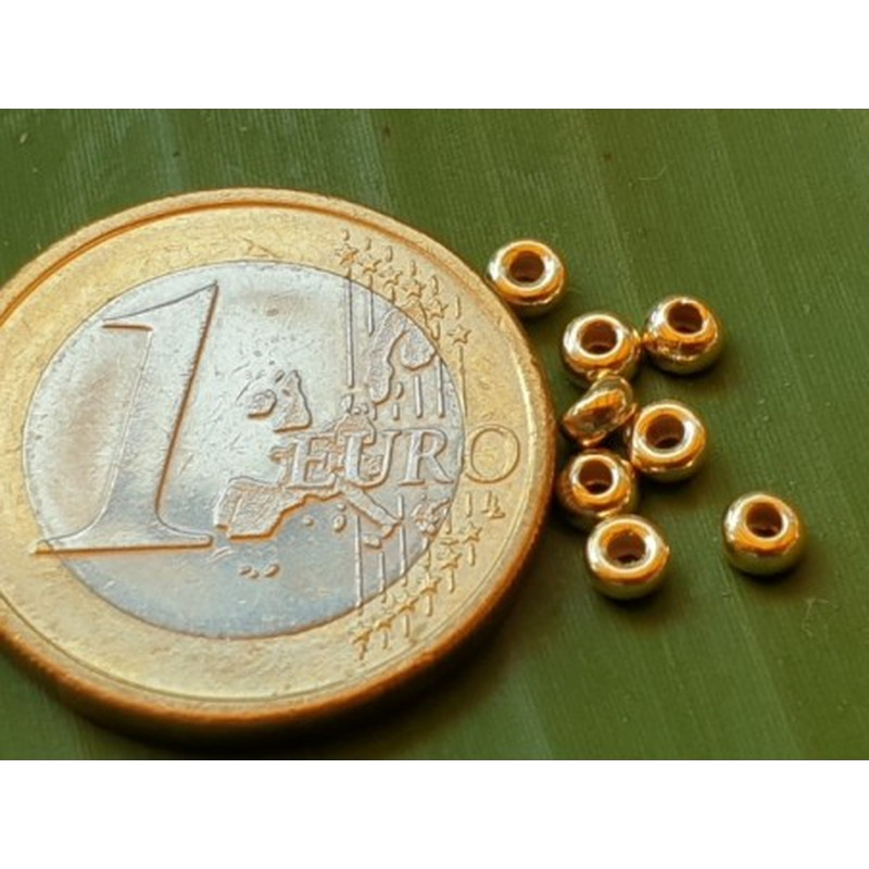 Zwischenteil, Scheibe 3x2mm Goldfilled